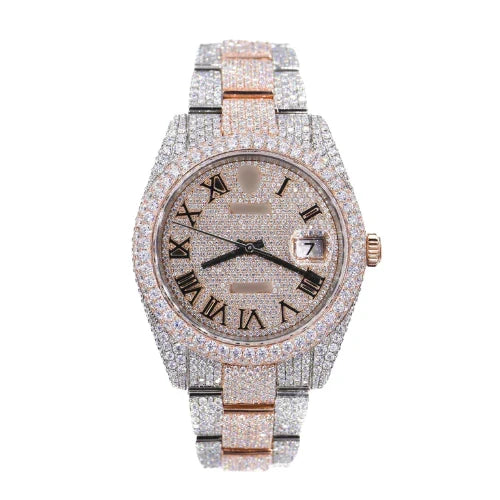 Moissanite Blue Watch