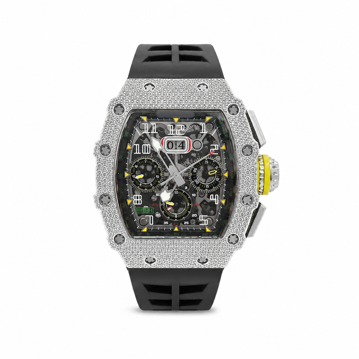 Moissanite Diamond Strap Watch